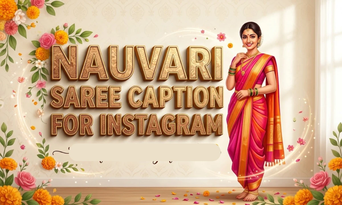 short-nauvari-saree-captions-for-instagram